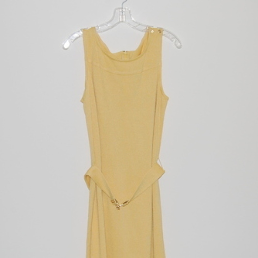 Yellow St. John Knit Dress